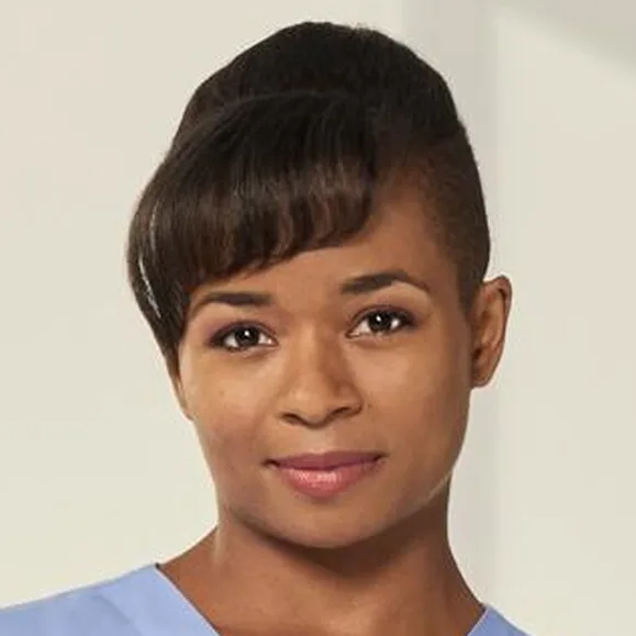 Alexis Floyd als Dr. Simone Griffith — offizielles Cast-Portrait Grey's Anatomy Staffel 21, ABC